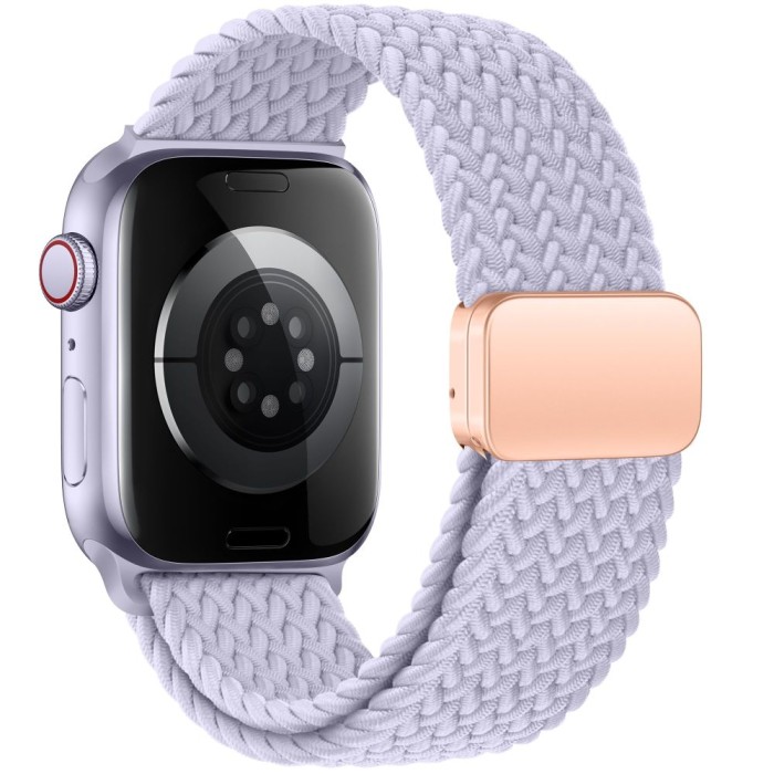 Tech-Protect Nylonmag Strap for Apple Watch 4 / 5 / 6 / 7 / 8 / 9 / SE (38 / 40 / 41 mm) - Purple