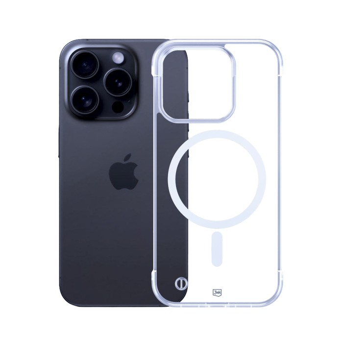 3mk Just20g MagCase for iPhone 15 Pro - transparent