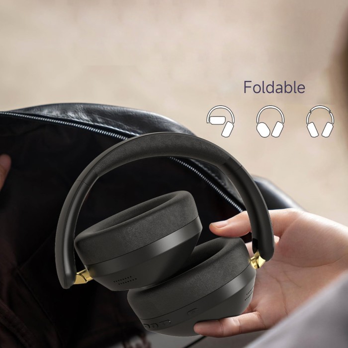 Dudao X22 Max Wireless On-Ear Bluetooth Headphones with ANC - Black