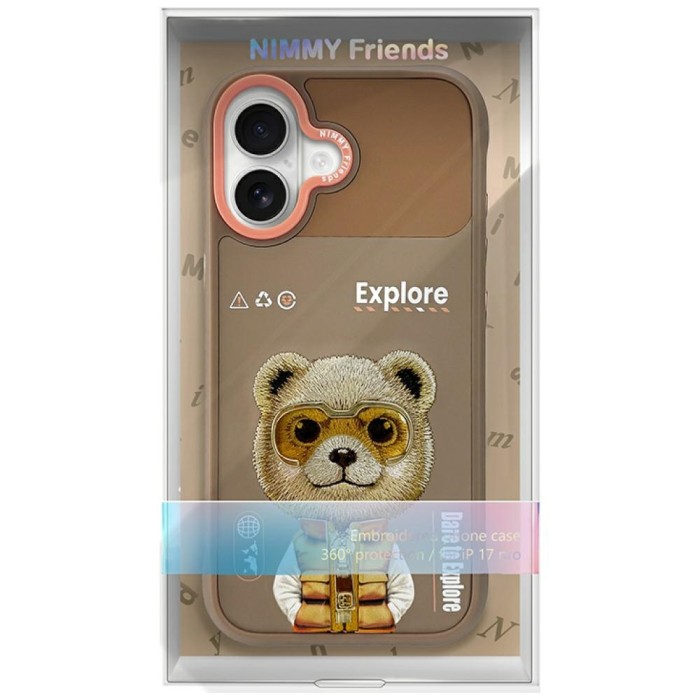 Nimmy Cool&amp;amp;Cute 2.0 Bear Case for iPhone 17 - Beige