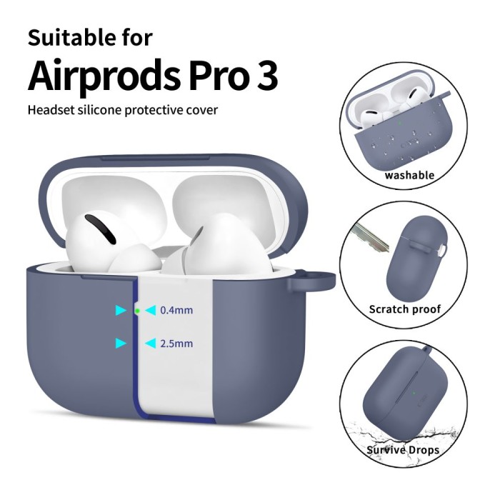 Tech-Protect Silicone Hook Case for AirPods Pro - Blue