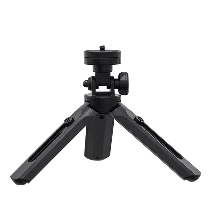 Mini tripod selfie stick holder for phone camera GoPro 16 - 21 cm black