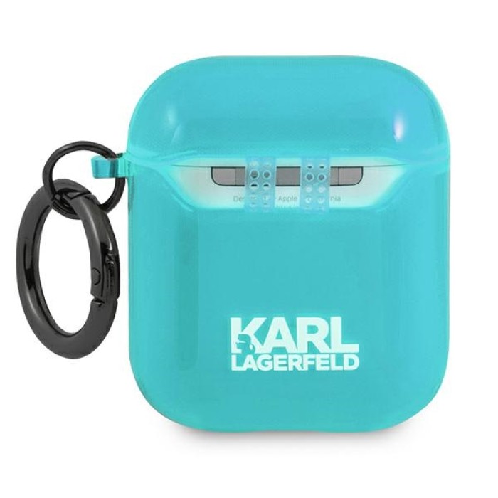 Karl Lagerfeld Choupette Case for AirPods 1/2 - Blue