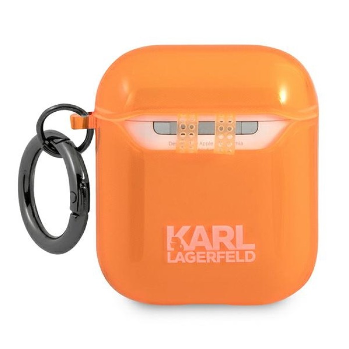 Karl Lagerfeld Choupette case for AirPods 1/2 - orange