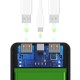 Powerbank Wozinsky Wpower WPBBK-3 10000 mAh 10W 2x USB-A 2A - white