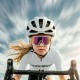 Rockbros SP383 Shining Warrior Cycling Glasses - Matte White Frame, Polarized Red Lenses