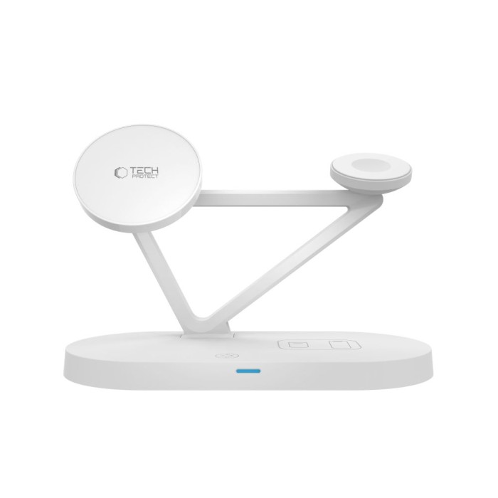 Tech-Protect QI15W-A41 3in1 Wireless Charger with MagSafe for Apple Devices - White