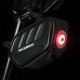 Rockbros C61 Bike Saddle Bag with Smart Rear Light 0.45L - Black
