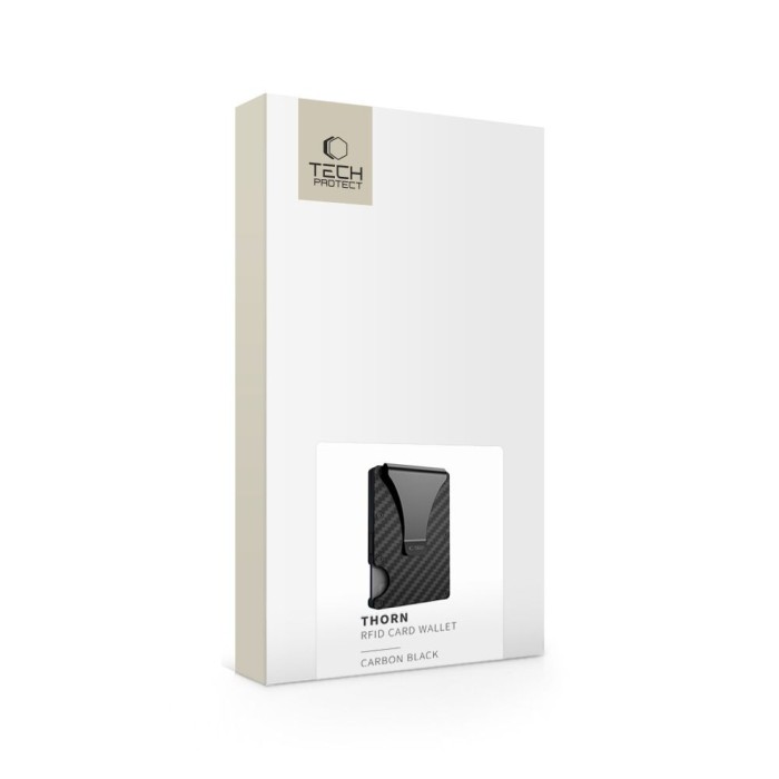 Tech-Protect Thorn RFID Carbon Wallet - Black