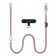 Tech-Protect C10S Crossbody Phone Lanyard (114 cm) + Wrist Strap (31 cm) - Pink Titanium