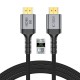 Tech-Protect UltraBoost HDMI 2.1 4K 120HZ / 8K 60HZ cable 200 cm - black