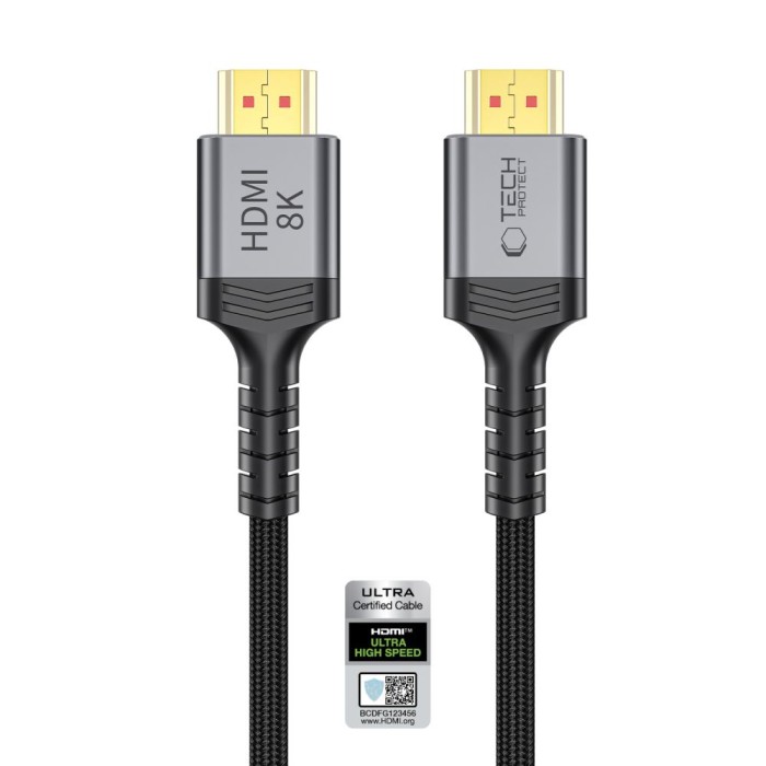 Tech-Protect UltraBoost HDMI 2.1 4K 120HZ / 8K 60HZ cable 100 cm - black