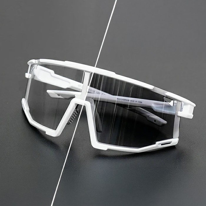Rockbros SP258 ROAD TO SKY Photochromic Cycling Glasses - White