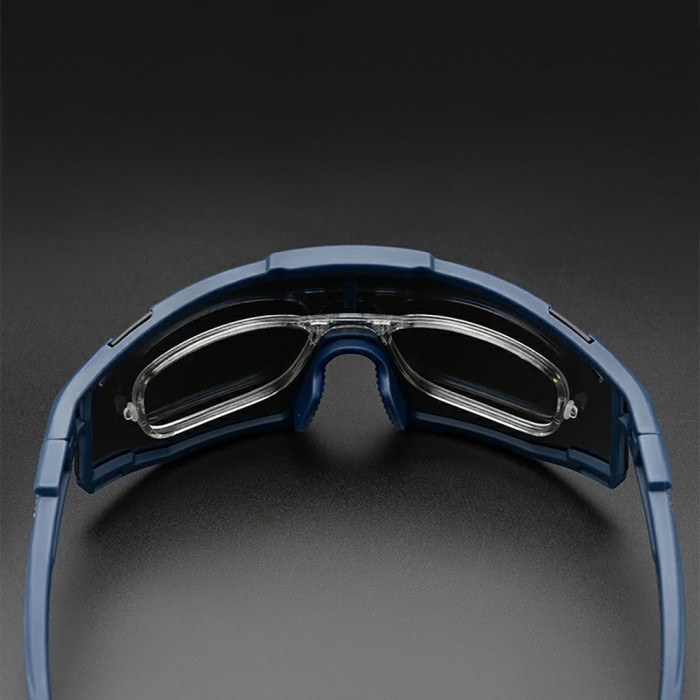 Rockbros SP258 ROAD TO SKY Cycling Glasses Polarized Blue Lenses - Navy Blue