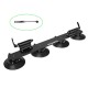 Rockbros XP1002 Suction Cup Roof Rack for 2 Bikes - Black