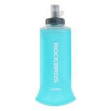 Rockbros 35210027001 soft flask running water bottle 500 ml - light blue