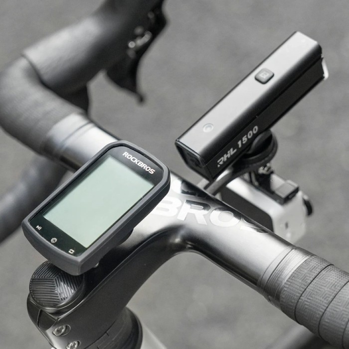 Rockbros WT-2 Bike Computer Holder with AirTag Space - Black