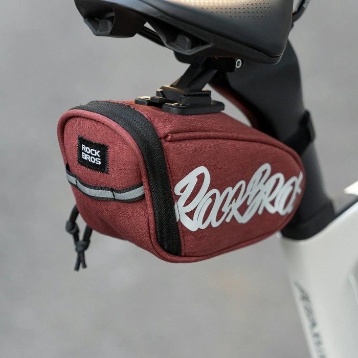 Rockbros G007 Flash Journey Saddle Bag 0.8 l - Red