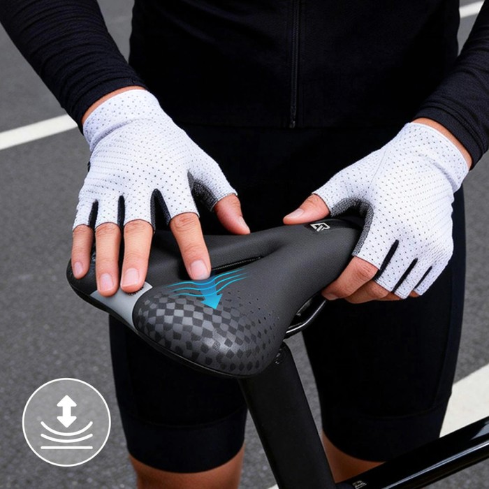 Rockbros 6876 comfortable ergonomic bicycle saddle - black