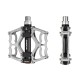 Rockbros JT201012LS 2010-12L Aluminum Platform Bicycle Pedals - Silver