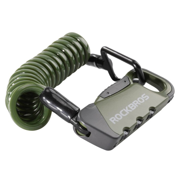 Rockbros RBK6N Combination Bike Lock - Black