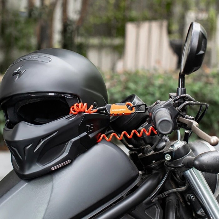 Rockbros RBK6N Combination Bike Lock - Orange