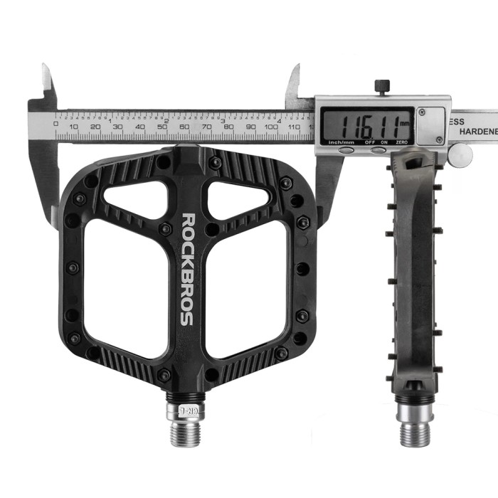 Rockbros 2018-12A Nylon Bicycle Pedals - Black