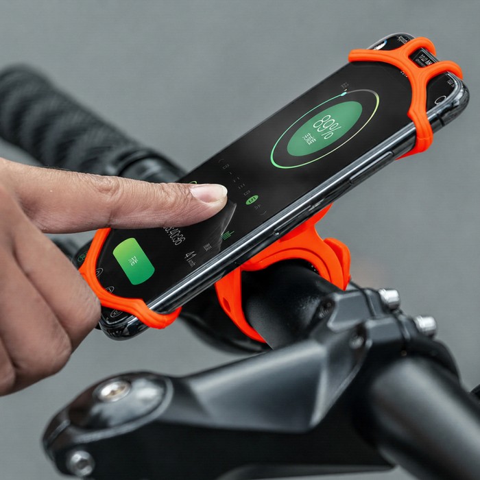 Rockbros LF436 Handlebar Clamp Phone Holder - Orange