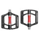 Rockbros 2020-12CBK Platform Aluminum Bicycle Pedals - Black
