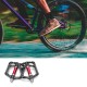 Rockbros 2020-12CBK Platform Aluminum Bicycle Pedals - Black