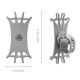 Rockbros LF436 Handlebar Clamp Phone Holder - Gray