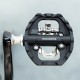 Rockbros M108 Nylon Half-Lock Double-Sided Bicycle Pedals - Black