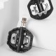 Rockbros M108 Nylon Half-Lock Double-Sided Bicycle Pedals - Black