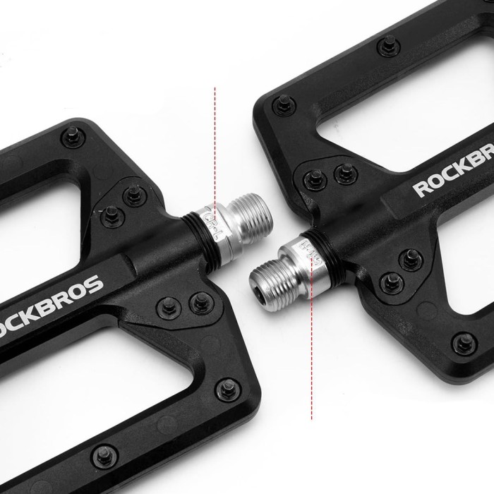 Rockbros 2022-12A Nylon Bicycle Pedals - Black
