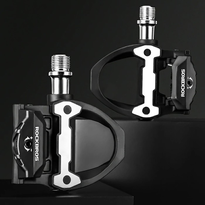 Rockbros P602 bicycle pedals SPD-SL system - black