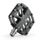 Rockbros C525 Carbon Fiber Platform Bike Pedals - Black
