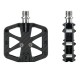 Rockbros C525 Carbon Fiber Platform Bike Pedals - Black