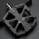 Rockbros C525 Carbon Fiber Platform Bike Pedals - Black