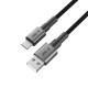 Tech-Protect UltraBoost DNA USB-A / USB-C Cable 15W/3A 100cm - Gray