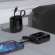 Dudao K32 Powerbank 22.5W 10000 mAh with Built-in USB-C/ Lightning Cable - Black