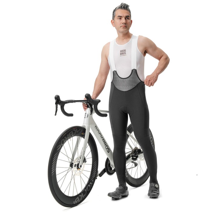 Rockbros TLCK001-1 ROAD TO SKY Men&amp;#39;s Cycling Pants with Pad M - Black