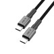 Tech-Protect UltraBoost DNA USB-C PD60W/3A Cable 25cm - Gray