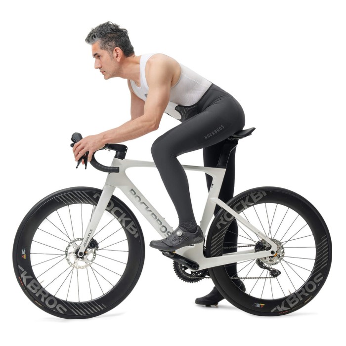 Rockbros TLCK001-1 ROAD TO SKY Men&amp;#39;s Cycling Pants with Pad L - Black