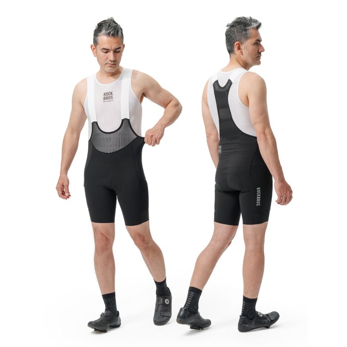 Rockbros TLDK001-1 ROAD TO SKY Men&amp;#39;s Cycling Shorts with Pad Size S - Black