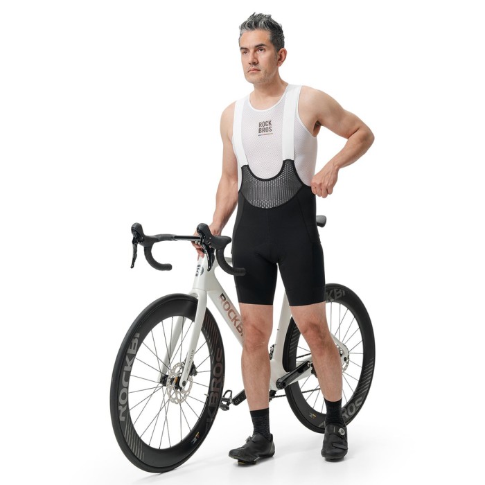 Rockbros TLDK001-1 ROAD TO SKY Men&amp;#39;s Cycling Shorts with Pad Size S - Black