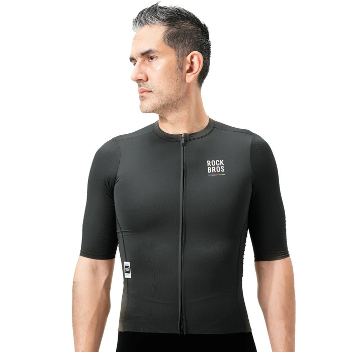 Rockbros 15220032001 ROAD TO SKY men&amp;#39;s cycling jersey short sleeve S - black