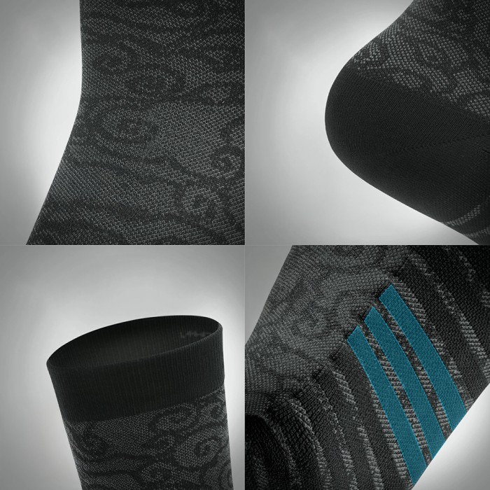 Rockbros 490025001 ROAD TO SKY Cycling Socks 36-38 cm - Black