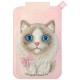 Nimmy New Big-Eye Cute Pets 2.0 Cat Magnetic Wallet with Phone Stand - Pink