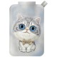 Nimmy New Big-Eye Cute Pets 2.0 Cat Magnetic Wallet with Phone Stand - Gray
