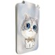 Nimmy New Big-Eye Cute Pets 2.0 Cat Magnetic Wallet with Phone Stand - Gray